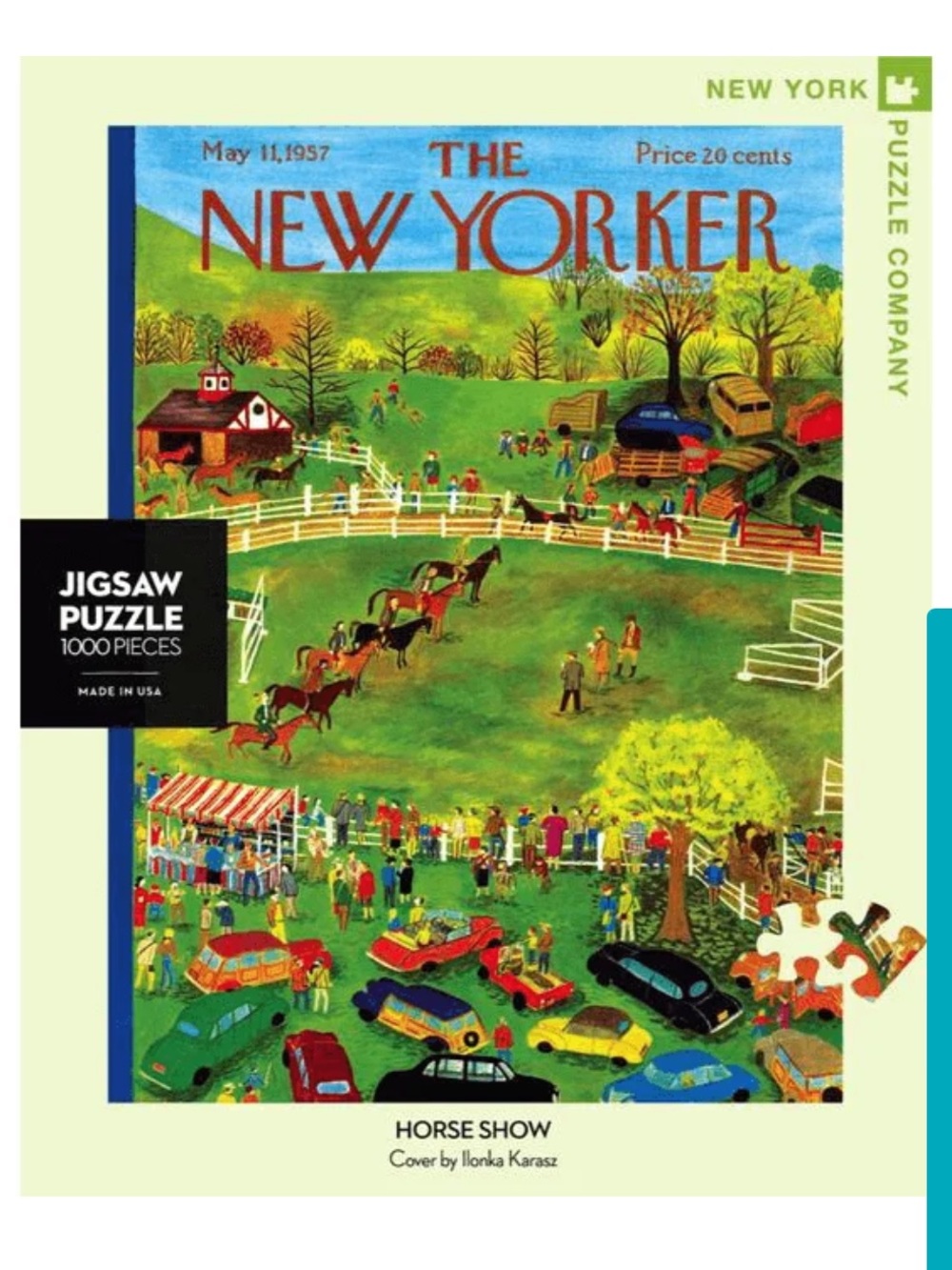 LIKE NEW The New Yorker Puzzle - Horse Show - 1000 Pieces